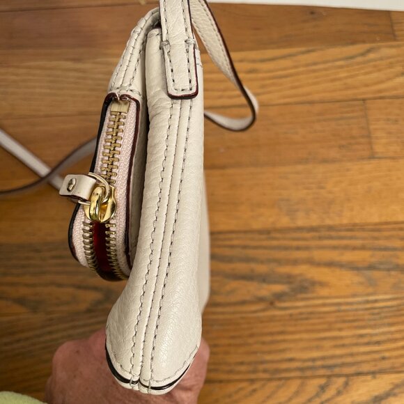 Kate Spade New York Mansfield Mariana pebbled leather crossbody bag Beige - Picture 10 of 10